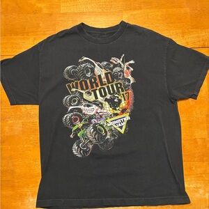 Black Monster Jam World Tour T-Shirt